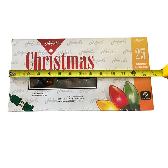 Hoferts Christmas Light Set 25Ft C7 Colored Holiday String - Picture 6 of 7